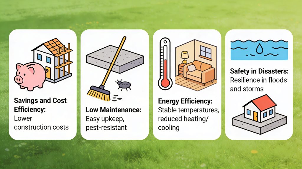 The Benefits of Concrete Slabs